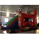 New inflatable football bouncer house inflatable baseball jump house soccer bouncer with slide on sale