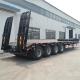 4 Axle 100 Ton Equipment Transport Lowbed Truck Trailer for Sale Price