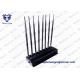 8 Bands Adjustable Powerful Multi-functional 3G 4G Phone Blocker Remote Controls Jammer (315/433/868MHz)