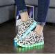 High Elastic LED Light Up Sneakers Fashional Android And ISO App Remote Control Non - Slip
