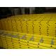 Portable Steel Scaffold Step Ladder Yellow Powder Coated For Building Construction