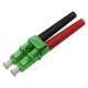 CATV Wide Temperature LC APC DX 2.0mm Fiber Optic Connector With Multimode / Single Mode