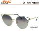Cat eye shape of mirrored sunglasses made of metal , UV 400 Protection Lens