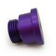 Custom Aluminum Adapters CNC Machining With Purple Anodizing 15um-25um