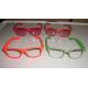 Red blue plastic laser holiday 3d fireworks glasses for viewing displays
