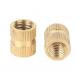 DIN6303 GB17880.1 Brass Rivet Nut Inlaid Copper Polished