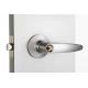 Privacy Door Tubular Cylinder Lock Front Satin Nickel Lever Handle