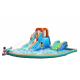 Large Fire Resistant Inflatable Water Fun EN14960 With Large Pool