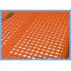 Orange Polyurethane Self Cleaning Screen Mesh High Wear Resistance For Metallurgy