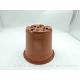 Series 3 Red plastic plant pot BN210