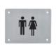 Blind Touch Recognition Sign Braille Toilet Signs For Hotel