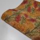 Tropical Flowers Vegan Leather Printed Cork Fabric