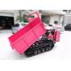 Self Loading Tracked Mini Dumper , Rubber Track Carriers 2 Ton Capacity