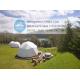 Hot Galvanized Geodesic Dome Camping Tents 0.5kn/Sqm Windloads