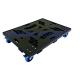 250KG Splicing Movable Plastic Dolly Cart Trolley With 4 Silent 4 Casters