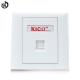 Kico  cat6 cat5 cat7 RJ11 RJ45 single port pvc faceplate  Type 86*86 Networking Faceplate