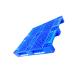 Blue HDPE PP Anti Slip Pallet 1100 X 1100 X 155 Plastic Pallet For Food Factory