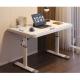 Custom White Wooden Modern Office Desk Furniture with Height Adjustable Manual Desk