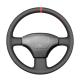 Handcrafted Leather Steering Wheel Cover for Toyota Land Cruiser 80 Series 1990-1997