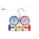 Easy To Read Welding Tools And Equipment Freon Gauge Set With Couplers