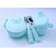 Ecofriendly Silicone Baby Products , Silicone Baby Bowl With Spoon Fork