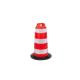 Highly Visible 36inch Orange Plastic Traffic Safety Barrel With Rubber Base Orange Road Safety Barrel