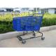 Heavy Duty Metal Shopping Trolley Folding 4 Wheel Supermarket Shopping Carts