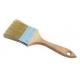 White Polyester Bristle Brush 3 Inch Chip Brush Natural Wood Handle