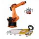 KUKA KR 360 R2830 F With CNGBS Finger Gripper And Robot Dress Pack For Pick And Place As Material Handling Equipment