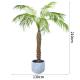 190cm Artificial Plants Phoenix Palm Tree Evergreen Indoor Palm Tree Rainstorm Style Palm Tree