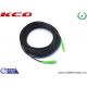 3.5mm Diameter Fiber Optic Patch Cord SC/APC Single Mode Simplex Black Color LSZH Cable