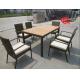 Hot Sale Modern restaurant rattan dinning table and chair