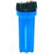 White Drinking Water Clear Filter Housing , Domestic Water Purifier Sediment Filter Housing