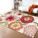 99.1*152.4cm Flower Pattern Room Rugs Washable Dining Room Floor Mat Floor carpet