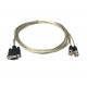 7ft Straight RS232 RJ45 Cable Db9 Female To BNC Braided For Monitor