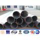 BV Certification 24m 24KN Gr65 Steel Power Pole With 3mm Wall Thickness