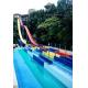Speed Fiberglass Water Slides Outdoor for Thrilling Water Playground Equipment