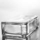 Collar Material Glass 700ml Square Super Flint Glass Bottle for Vodka Gin Rum Whisky