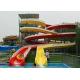 Mix Color Commercial Spiral Swimming Pool Slide For Holiday Resort