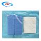Medical Cloth Disposable Surgical Gown With Hand Towels For Operation Room