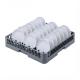 Stackable Commercial Dishwasher Glass Basket Compartment 9 / 16 / 20