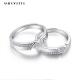 Hypoallergenic Zircon Diamond Ring 0.21cm 1.9g Couple Wedding Ring