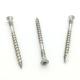 Double Starts Coarse Thread 304 Stainless Steel Decking Screws Square Drive Flat Head