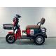 THE NEW SMALL ELECTRIC TRICYCLE BRINGS ITS OWN BABY TO THE HOME TO PICK UP CHILDREN LEISURE ELECTRIC TRICYCLE