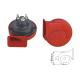 EST1011 Red Car Horn Replacement for boat truck , Snail Horn 510Hz 110DB Dia 90mm 3.7A