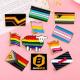 Rainbow Metal Enamel Pins Company Custom Button Badge Pin 1 Inch