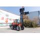 Safety Rough Terrain Straight Mast Forklift Up To 5Mph Travel Speed
