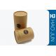 Custom Printed Kraft Candle Boxes , Corrugated Cardboard Cylinder Containers