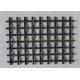 Black Red Square Openings Lock Crimped Mining Screen Mesh