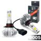 Super Bright 60w Led Car Headlight Bulbs 6000 Lumen Diecast Aluminum Housing